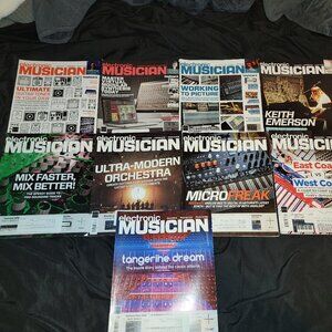 Lot of 10 Electronic Musician Magazine 2019 Stereo Audio DJ Techno Mixer Good